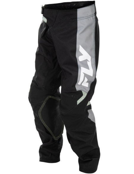 Pantalon cross enfant Fly Racing 2026 Kinetic - Noir Gris