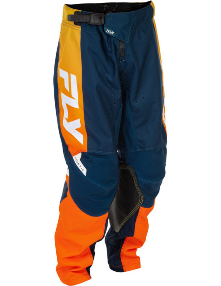 Pantalon cross enfant Fly Racing 2026 Kinetic - Bleu Orange