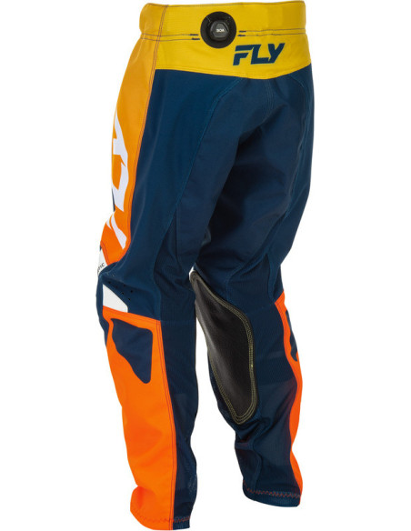 Pantalon cross enfant Fly Racing 2026 Kinetic - Bleu Orange