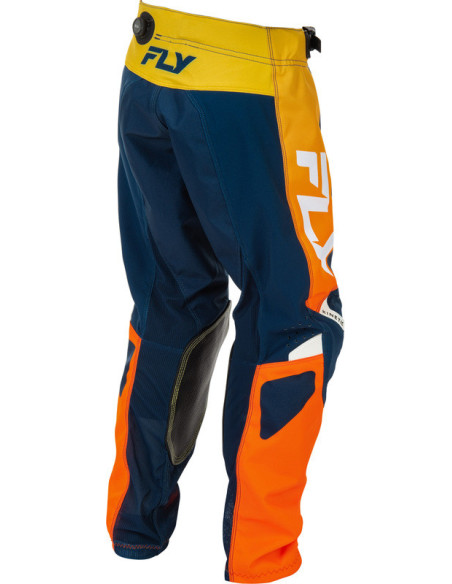 Pantalon cross enfant Fly Racing 2026 Kinetic - Bleu Orange