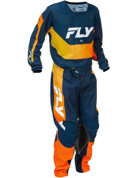 Pantalon cross enfant Fly Racing 2026 Kinetic - Bleu Orange