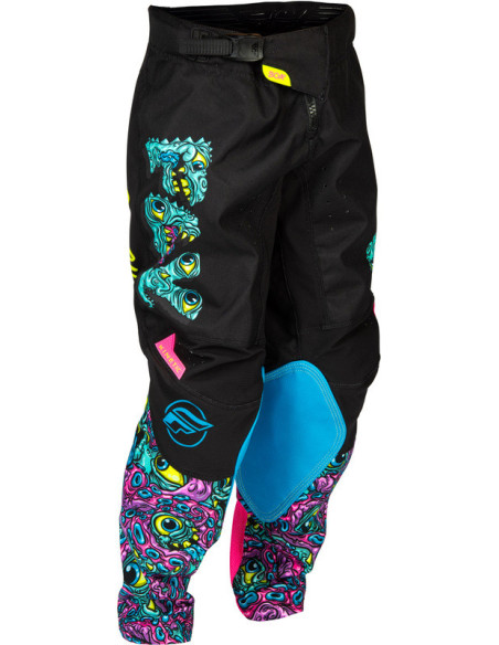 Pantalon cross enfant Fly Racing 2026 Kinetic - Noir - Multicolore