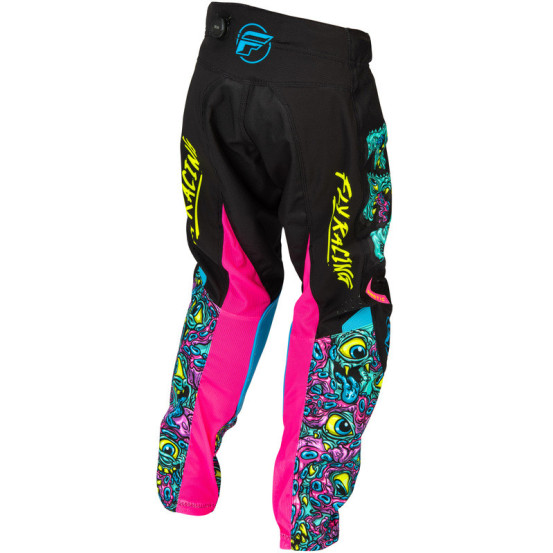 Pantalon cross enfant Fly Racing 2026 Kinetic - Noir - Multicolore
