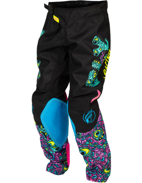 Pantalon cross enfant Fly Racing 2026 Kinetic - Noir - Multicolore