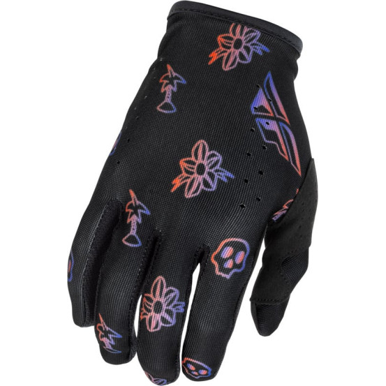 Gants cross enfant Fly Racing 2026 Lite Outline - Noir Rouge Violet