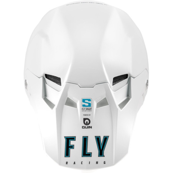 Casque cross enfant Fly Racing 2026 Formula Carbon - Solid - Blanc