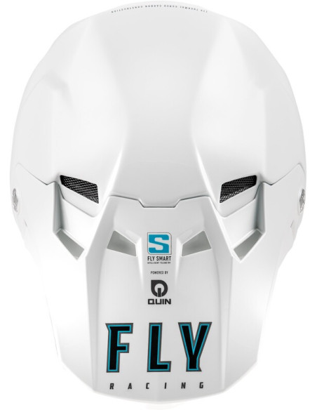 Casque cross enfant Fly Racing 2026 Formula Carbon - Solid - Blanc