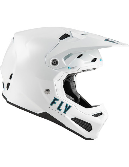 Casque cross enfant Fly Racing 2026 Formula Carbon - Solid - Blanc