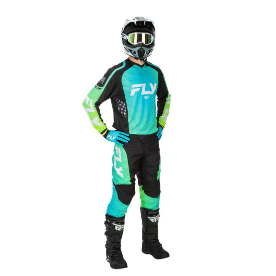 Maillot cross Fly Racing 2026 F-16 - Bleu Noir Blanc