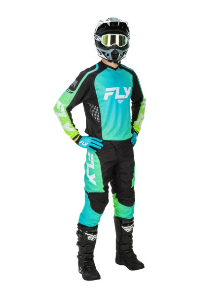 Maillot cross Fly Racing 2026 F-16 - Bleu Noir Blanc