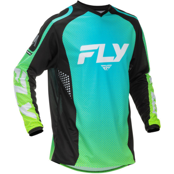 Maillot cross Fly Racing 2026 F-16 - Bleu Noir Blanc