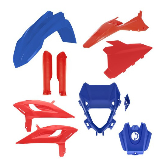 Kit plastiques complet - Rouge Bleu - ACERBIS Beta RR 2025 X-PRO 2025-2026