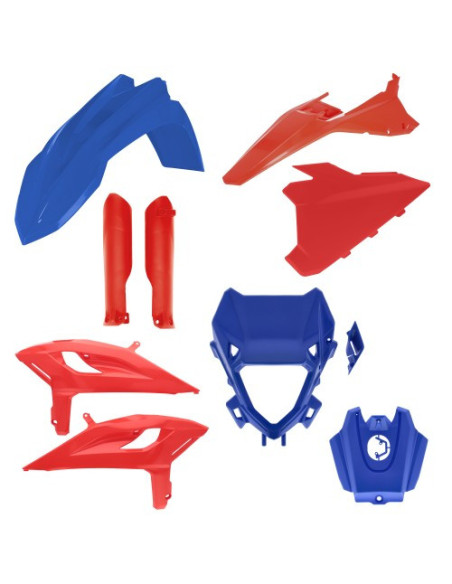 Kit plastiques complet - Rouge Bleu - ACERBIS Beta RR 2025 X-PRO 2025-2026