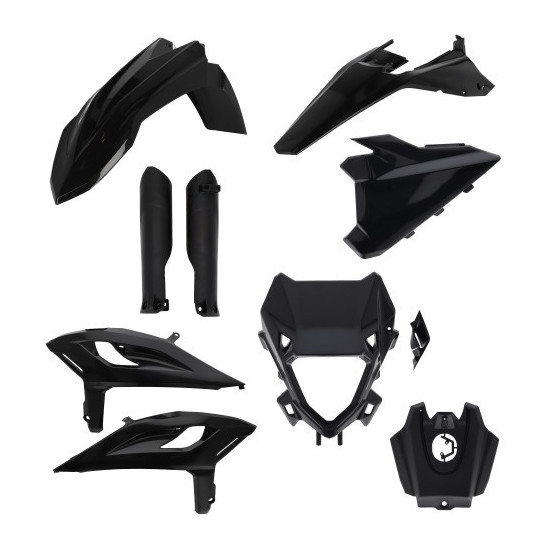 Kit plastiques complet - Noir - ACERBIS Beta RR 2025 X-PRO 2025-2026