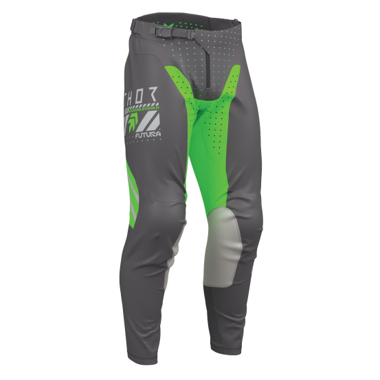 Pantalon cross Thor 2026 Launchmode Futura - Gris Vert