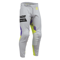 Pantalon cross Thor 2026 Launchmode Bleach - Blanc Violet Jaune