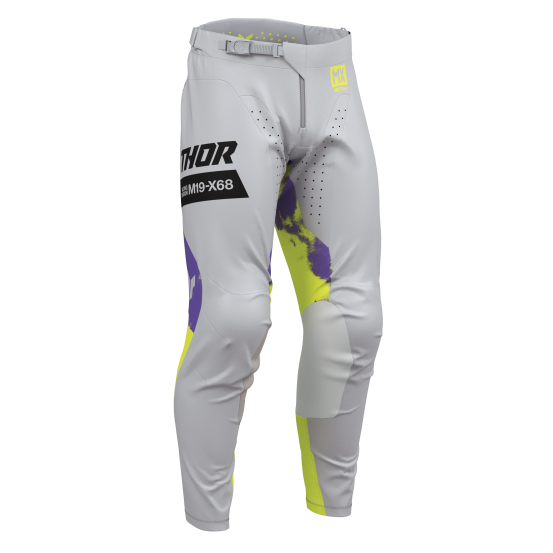 Pantalon cross Thor 2026 Launchmode Bleach - Blanc Violet Jaune