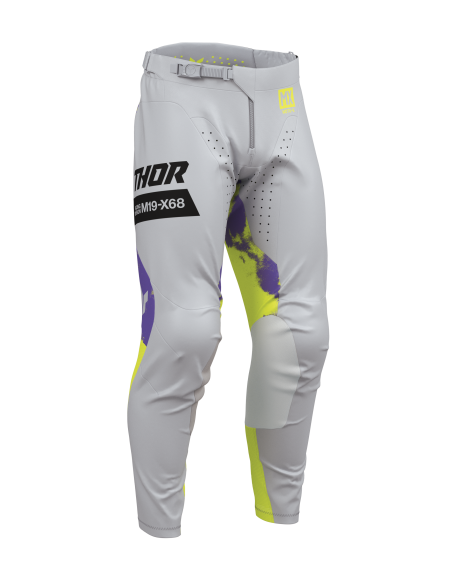Pantalon cross Thor 2026 Launchmode Bleach - Blanc Violet Jaune