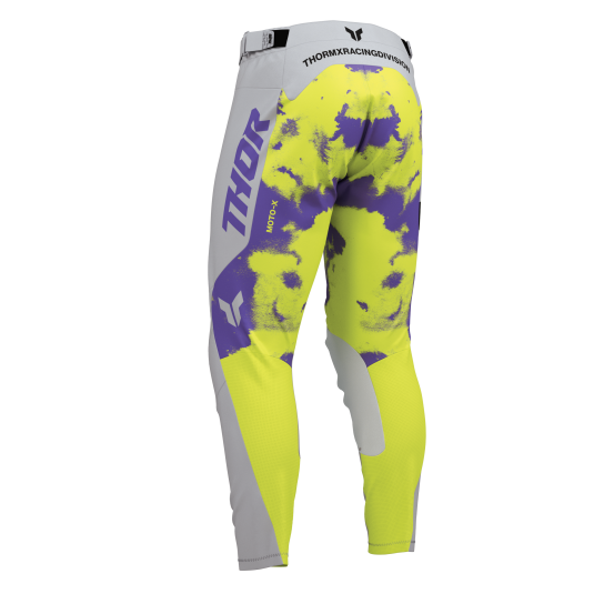 Pantalon cross Thor 2026 Launchmode Bleach - Blanc Violet Jaune