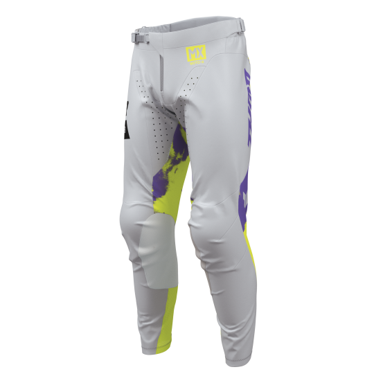 Pantalon cross Thor 2026 Launchmode Bleach - Blanc Violet Jaune