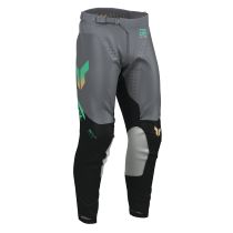Pantalon cross Thor 2026 Launchmode Vent Raptor - Gris Vert Noir