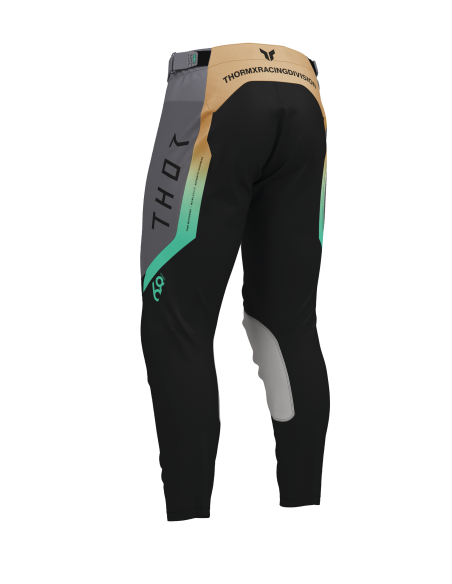 Pantalon cross Thor 2026 Launchmode Vent Raptor - Gris Vert Noir