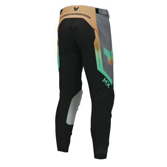 Pantalon cross Thor 2026 Launchmode Vent Raptor - Gris Vert Noir