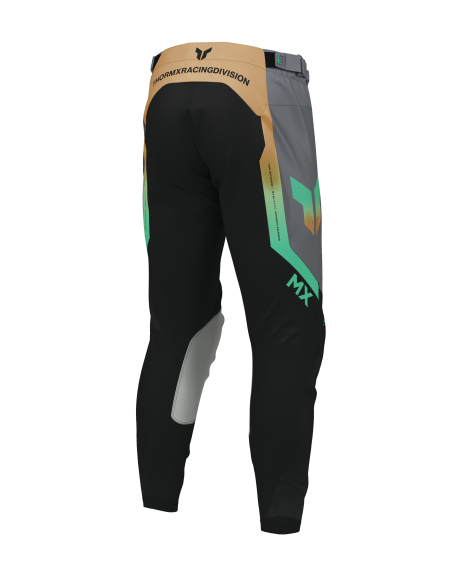 Pantalon cross Thor 2026 Launchmode Vent Raptor - Gris Vert Noir
