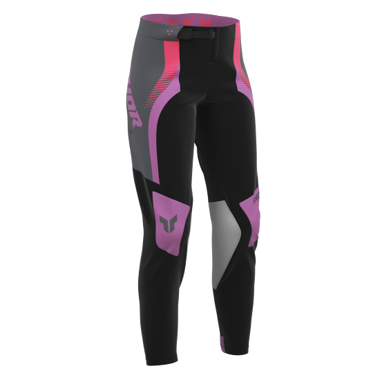 Pantalon cross femme Thor 2026 Sportmode Velocity - Noir Orchid