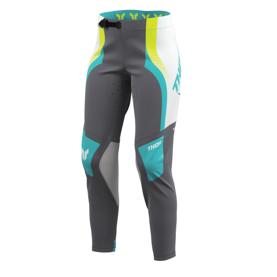 Pantalon cross femme Thor 2026 Sportmode Velocity - Blanc Noir Bleu