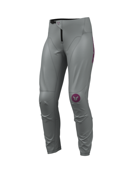 Pantalon cross femme Thor 2026 Ridemode Menace - Violet Gris