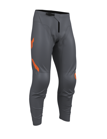 Pantalon cross enfant Thor 2026 Ridemode Menace - Gris Orange