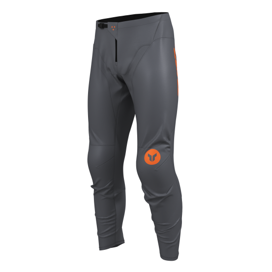 Pantalon cross enfant Thor 2026 Ridemode Menace - Gris Orange