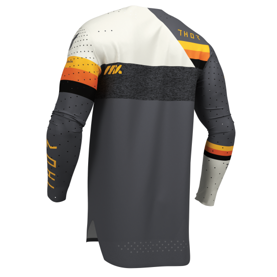 Maillot cross homme Thor 2026 Sportmode League - Vintage - Gris Blanc Orange