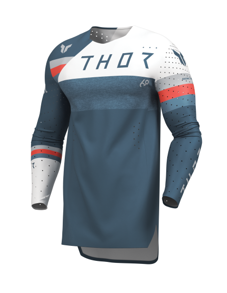 Maillot cross homme Thor 2026 Sportmode League Storm - Noir Blanc