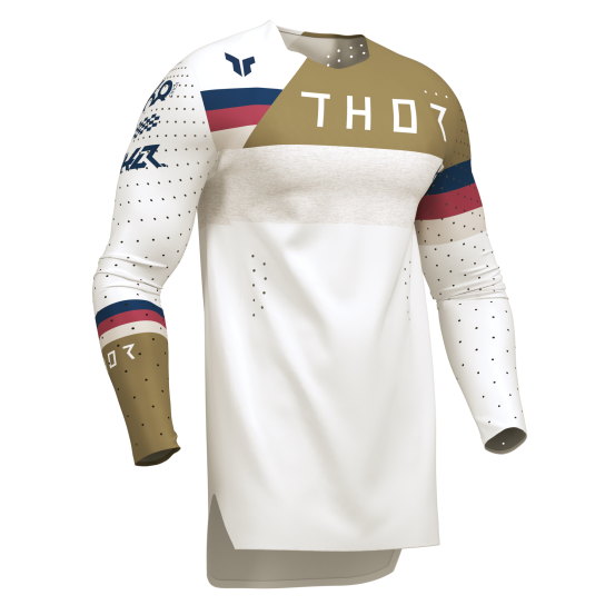 Maillot cross homme Thor 2026 Sportmode League - Blanc Or