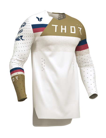 Maillot cross homme Thor 2026 Sportmode League - Blanc Or