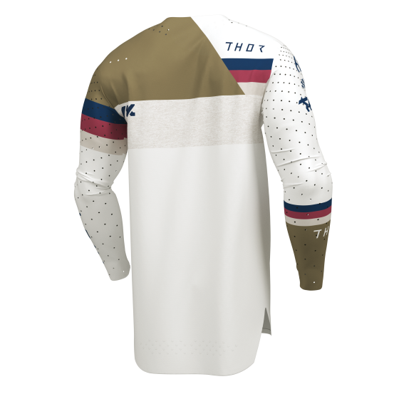 Maillot cross homme Thor 2026 Sportmode League - Blanc Or