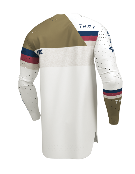 Maillot cross homme Thor 2026 Sportmode League - Blanc Or