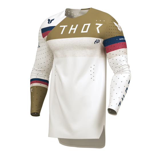 Maillot cross homme Thor 2026 Sportmode League - Blanc Or