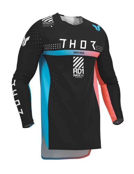 Maillot cross homme Thor 2026 Sportmode - Noir