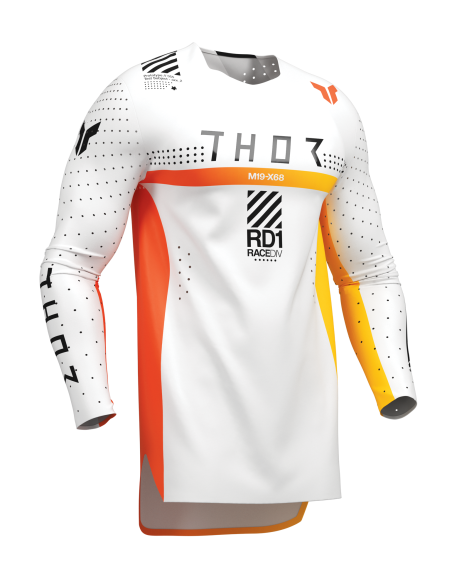 Maillot cross homme Thor 2026 Sportmode - Blanc