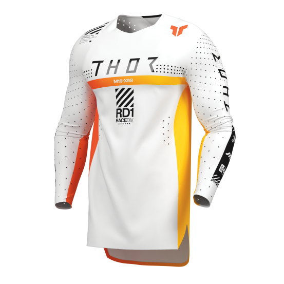 Maillot cross homme Thor 2026 Sportmode - Blanc