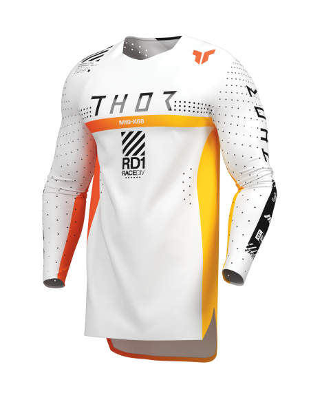 Maillot cross homme Thor 2026 Sportmode - Blanc
