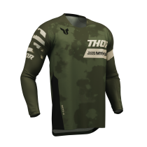 Maillot cross homme Thor 2026 Launchmode Bleach - Noir Camouflage