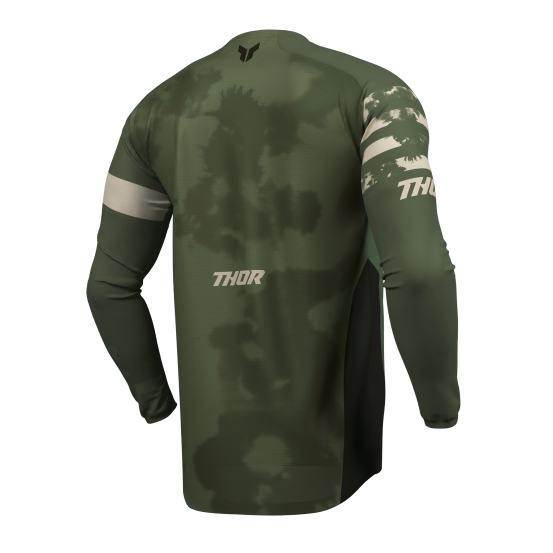 Maillot cross homme Thor 2026 Launchmode Bleach - Noir Camouflage