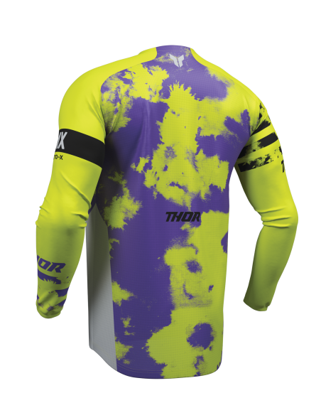 Maillot cross homme Thor 2026 Launchmode Bleach - Gris Acide