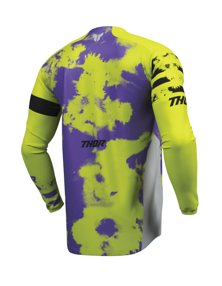 Maillot cross homme Thor 2026 Launchmode Bleach - Gris Acide