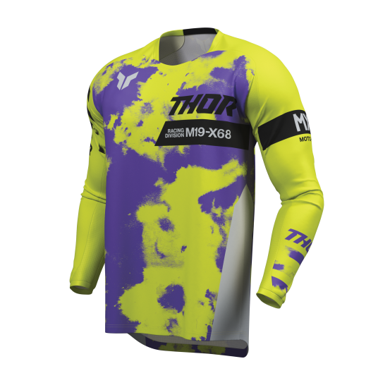 Maillot cross homme Thor 2026 Launchmode Bleach - Gris Acide
