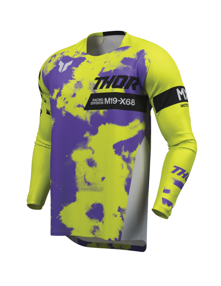 Maillot cross homme Thor 2026 Launchmode Bleach - Gris Acide